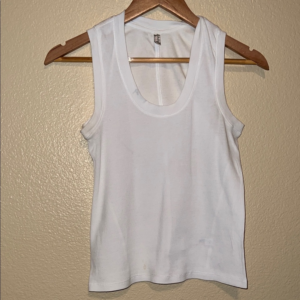 Free People Classic White Tank Top